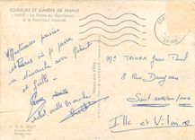 CPA Paris La Pointe du Vert Galant et le Pont Neuf illumines 