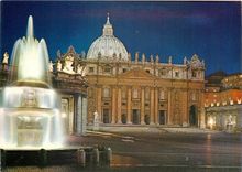 CPM Roma Place Saint Pierre 