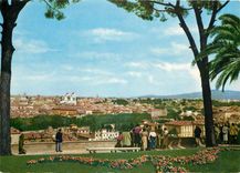CPM Roma Veduta panoramica dal Gianicolo 