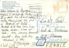 CPM Valencia Place de Taureaux en jour de corrida