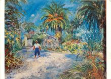 CPM Saint Tropez Musee de l'Annonciade Charles Camoin Jardin d'une villa a Saint Tropez 