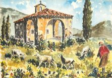 CPA Vieille Chapelle en Provence 