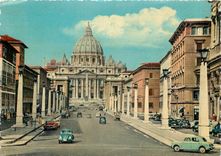 CPM Roma Rue de la Conciliation et la Basilique de St Pierre 