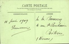 Saint Malo CPA the tomb of Chateaubriant