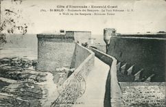 Saint Malo CPA Walk of the walls the Bidouane tower