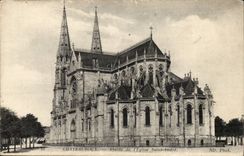 Chateauroux CPA Apse of the church Saint Andre