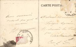 Nickle silver CPA Left bank old bridge and old galleries