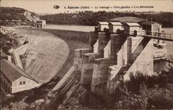 Eguzon CPA the stopping left bank outfalls