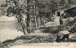 Surroundings of Gargilesse CPA Mill of the pine (millers and sinners)