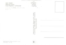 CPM Paris Musee du Louvre Cours Napoleon La Pyramide 