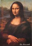 CPM Paris Musee du Louvre Leonard De Vinci La Monalisa 