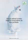 CPA Yves Rocher Aucun animal n'entre dans la composition de nos produits Lapin
