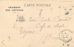CPA Chambre des Deputes Fresques d'Eugene Dela croix Bibliotheque Alexandre et les poemes d'Homere