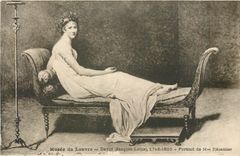 CPA Musee du Louvre David Jacques Louis 1748 1825 Portrait de Mme Recamier 