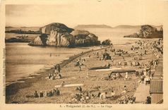 CPA Tregastel C du N La Plage 