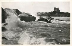 CPA Ploumanach C du N Grosse mer 