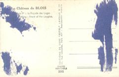 CPA Le Chateau de Blois Francois 1er La Facade des Loges 