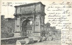 CPA Roma Arco trionfale di Tito 