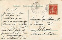 CPA Un recalcitrant Homme Militaria