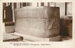 CPA Musee de Louvre Sarcophage de Ramses II Egypte