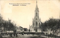 issoudun CPA Pilgrimage of Notre Dame of the Sacring Heart the basilica