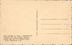 CPA Castle VEndoeuvres Lancosme Castle restores by the Chair