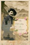CPA Homme Soldat Militaria Chasseur Alpin
