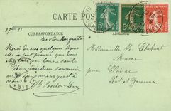 CPA Biarritz - Vue sur le Boulevard Train