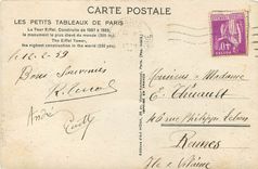 CPA La Tour Eiffel Paris