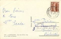 CPM Constantine - Pont Sidi M'Cid - Vue sur la Vallee du Rhumel