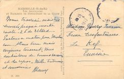 CPA Marseille Les Ascenseurs et Basilique de Notre-Dame de la Garde