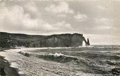 CPM Etretat La falaise d'aval