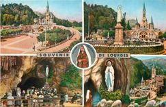 CPA Souvenir de Lourdes