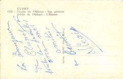 CPM Souvenir de Cluny
