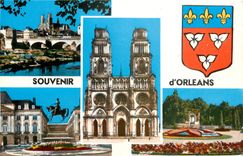 CPM Souvenir d'Orleans