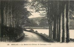 CPA Morlaix - La Riviere et le Chateau de Lannuguy