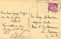 CPA Dinard - Promenade Clair-de-Lune