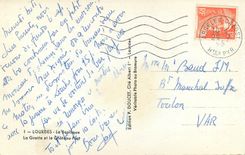 CPA Souvenir de Lourdes