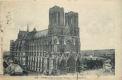 CPA Reims avant la Grande Guerre La Cathedrale 