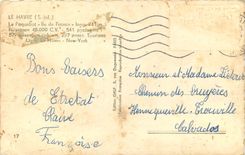 CPM Le Havre S Inf Le Paquebot Ile de France Bateau