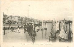 CPA Le Havre Le Grand Quai et L'Anse des Pecheurs Bateaux