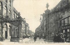 CPA Nancy Grilles de Jean Lamour Rue des Dominicains 