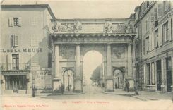 CPA Nancy Porte Stanislas Hotel de la Meuse