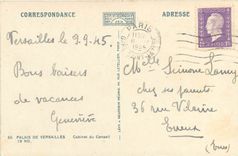 CPA Palais de Versailles Cabinet du Conseil 