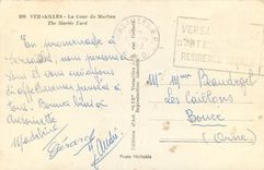 CPA Versailles La Cour de Marbre 