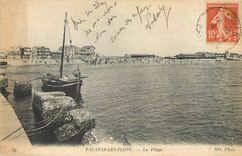 CPA Palavas les Flots La Plage Bateau