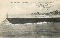 CPA Palavas les Flots Les Jetee et les Chalets 