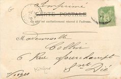 CPA Nancy Kiosque de la Pepiniere 