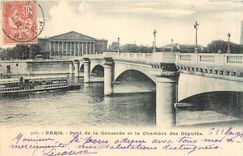 CPA Paris Pont de la Concorde et la Chambre des Deputes 