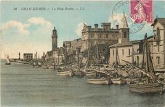 CPA Grau du Roi La Rive Droite Bateaux